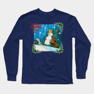 happy new year and merry christmas Long Sleeve T-Shirt